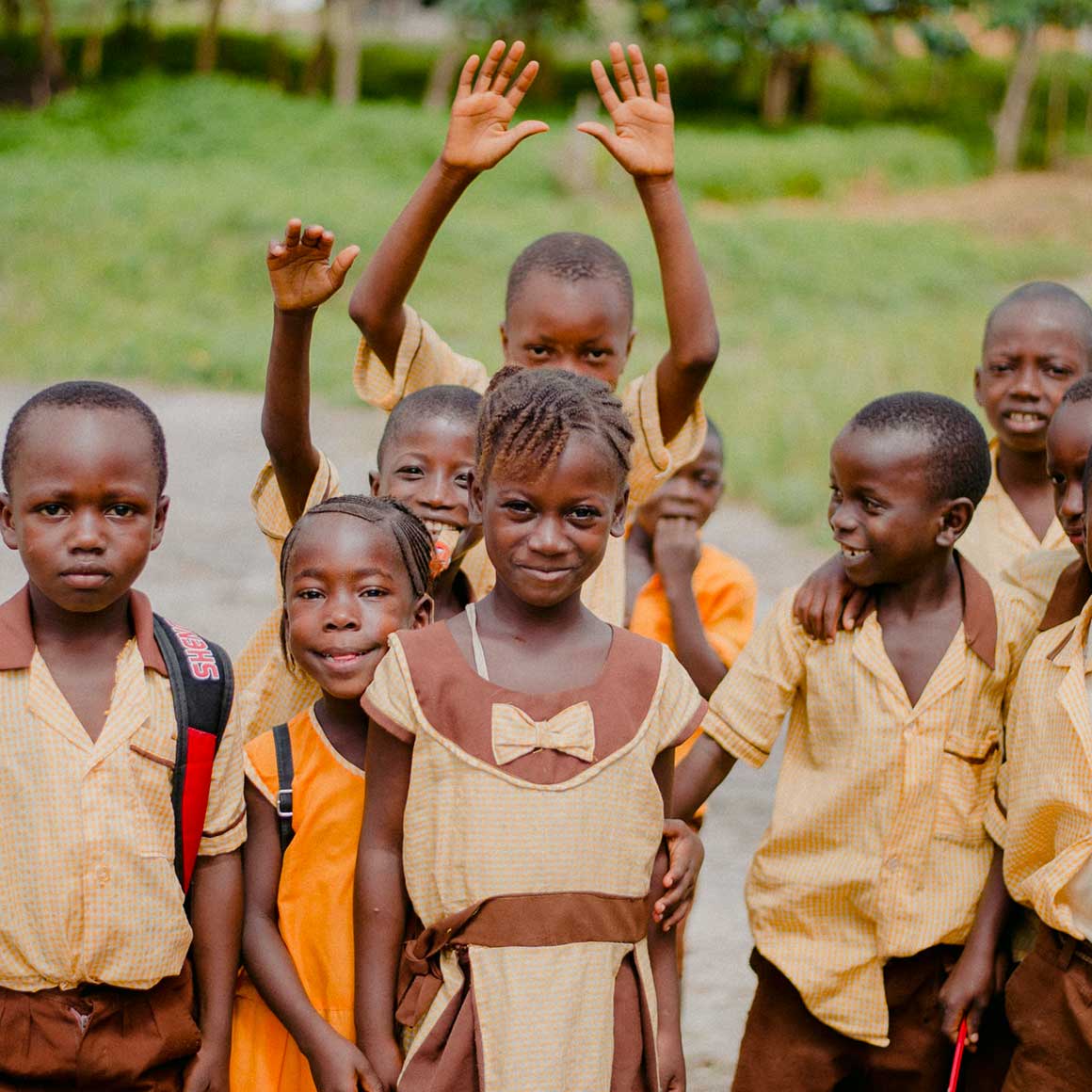 Children and community supported through donations